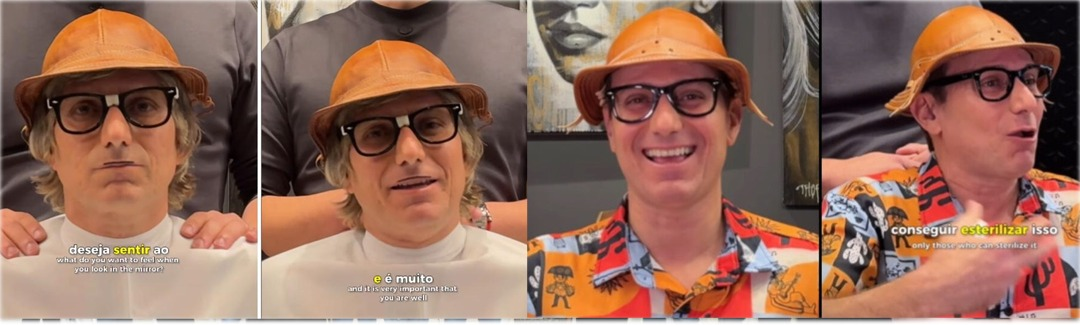 Humorista mução muda o visual por causa dos filhos autistas